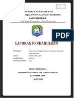 Laporan Pendahuluan Pelapis Tebing