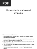 Homeostasis and Control System & Negative and Positive Feedback System