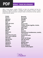 Lista de Compras - Fase de Ataque