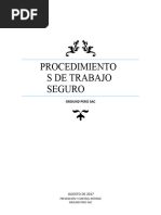 Procedimientos de Trabajo Seguro