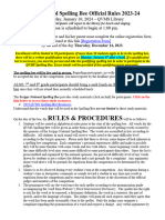 QVMS Spelling Bee Official Rules 2023-24