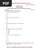 CA Foundation Math LR Stats Q MTP 2 Nov23 Castudynotes Com