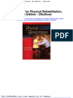 Test Bank For Physical Rehabilitation 5th Edition Osullivan