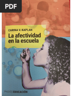 La Afectividad en La Escuela - Carina Kaplan