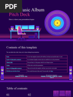 Lofi Music Album Pitch Deck by Slidesgo