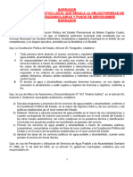 Propuesta de Ley Municipal para Conexiones