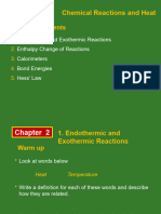 Chemical Reactions and Heat