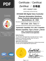 SIL Certificate