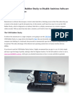 How To Use The USB Rubber Ducky To Disable Antivirus Software & Install Ransomware Null Byte WonderHowTo