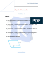 Class 7 Maths Chapter 11 Perimeter and Area