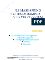 Simple Mass Spring System