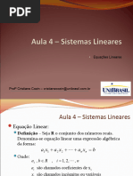 Aula4 - Sistemas Lineares