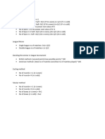 Fixture Formulae