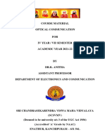 Dr.K. Anitha - Optical Communication