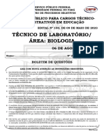 Tecnico de Laboratorio Area Biologia