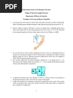 Worksheet - Chap3 - Fluid Mechanics