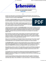 Acheronta 25 - de Un Analista A Otro (Diciembre2008) - Como Fazer Um Psicanalista Amador - Sonia Leite