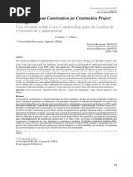 A Review On Lean Construction For Construction Project Management - 2023 - Potificia Universidad Catolica de Chile