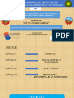 Sustentacion Uncp - Metalurgia