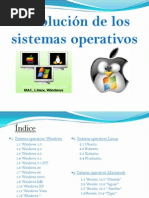 Evolucion de Los Sistemas Operativos