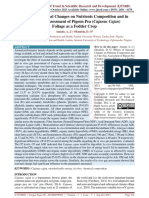 Effects of Seasonal Changes On Nutrients Composition and in Vitro Gas Assessment of Pigeon Pea Cajanus Cajan Foliage As A Fodder Crop