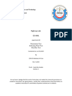 Highway Lab. CE-444L: Jordan University of Science and Technology Faculty of Engineering Civil Engineering Department