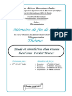 Etude Et Simulation D'un Réseau Local Sous Packet Tracer