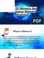 Types of Malware and Importance of Malware Analysis