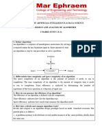 AI & DS - AD3351 DAA - 2marks (Unit 1 & 2) Question Bank