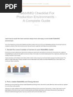 RabbitMQ Checklist For Production Environments - A Complete Guide - CloudAMQP