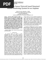 A Wireless Sensor Network Based Structural Health Monitoring System For An Airplane