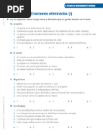 FA - Oraciones Eliminadas