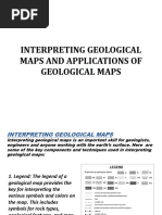 Interpreting Geological Maps and Applications of Geological Maps