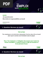 Jeu Questionnaire Droits Responsabilités Travail Defi