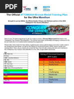 TTOM 2023 56km Ultra Bronze Medal Official SSISA Training Guide