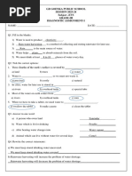 Grade 3 Diagnostic Assignment UT-4 Answer Key