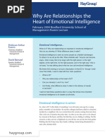 Why Are Relationships The Heart of EI DB 2004