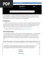 Electronics Sony Com Terms Conditions