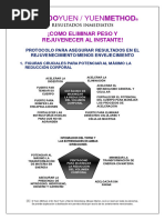 Bajar Peso y Rejuvenecer Esquema Protocolo