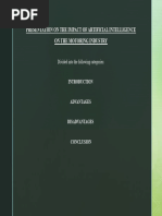 Impact of AI On The Auto Industry