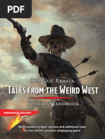 Dd5e Old Gus Weird West PHB v146