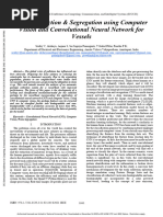 Waste Collection Amp Segregation Using Computer Vision and Convolutional Neural Network For Vessels