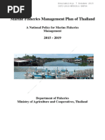 Marine Fishery Plan of Thailand