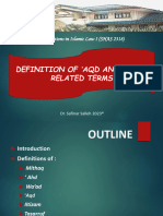 2 - Definitions of 'Aqd, Tasarruf, Iltizam, Wa'ad and Their Differences - Updated 231024-1