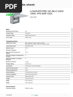 QO Loadcentres - QO6L100RB