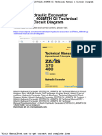 Hitachi Hydraulic Excavator Zx370lch 400mth Gi Technical Manual Circuit Diagram