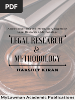 Legal Research & Methodology by Harshit Kiran