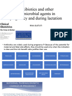 Antibiotics and Other Antimicrobial Agents in Pregnancy and