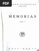 Cifuentes Abdón - Memorias Tomo II