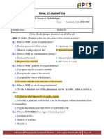 2021 Final Examination - Final